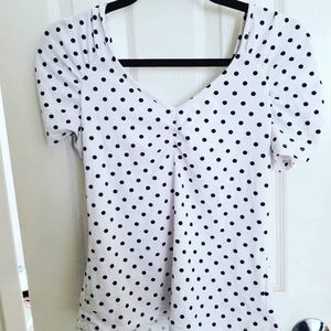 Super cute polka dot tee